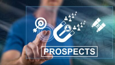 prospection numérique concept