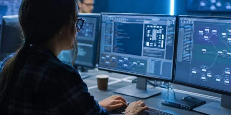 femme informatique