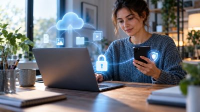 synchronisation cloud sécurisée au bureau